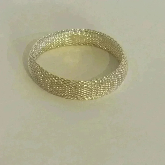 Tiffany & Co. Somerset Sterling Silver Mesh Bracelet